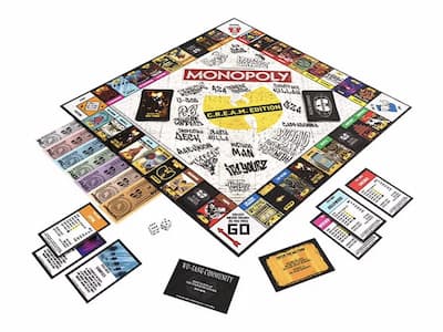 經典桌遊《大富翁》推出「武當幫 Wu‑Tang Clan」聯名版本！特色棋子、專屬棋盤⋯一次看！