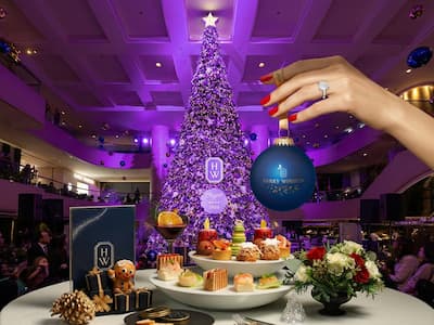 Harry Winston 2580元下午茶12月限定！15公尺聖誕樹晶華酒店登場