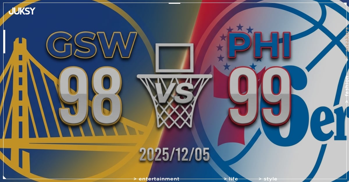 [2025/12/05 勇士 @ 七六人] Maxey狂砍35分 七六人終場絕殺險勝勇士