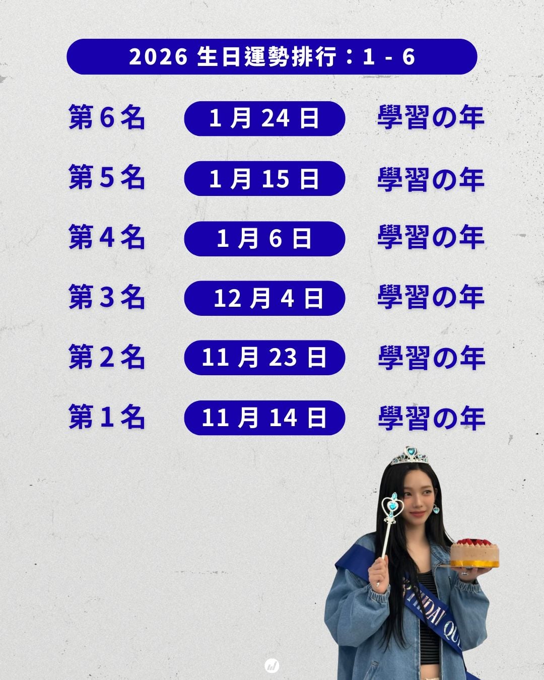 2026 年「生日運勢排名」一次看！誰是被宇宙眷顧的超級幸運兒？