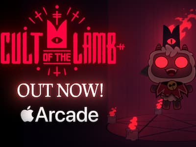 Devolver Digital 邪教養成動作遊戲《進擊羔羊傳說 Cult of the Lamb》今日登上 Apple Arcade