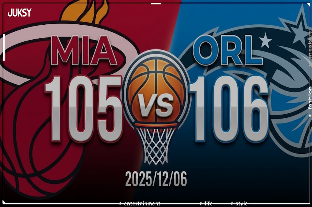 [2025/12/06 熱火 @ 魔術] Wagner狂砍32分 魔術主場1分險勝熱火