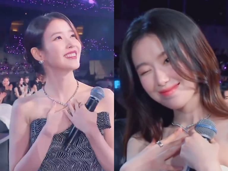 2025 AAA/i-dle 舒華向 IU 告白,模仿《苦盡柑來遇見你》金宣虎 WINK 引爆 5 萬人尖叫!