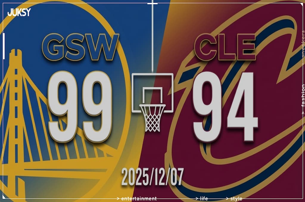 [2025/12/07 勇士 @ 騎士] Spencer攻下19分率隊逆襲 勇士客場5分險勝騎士