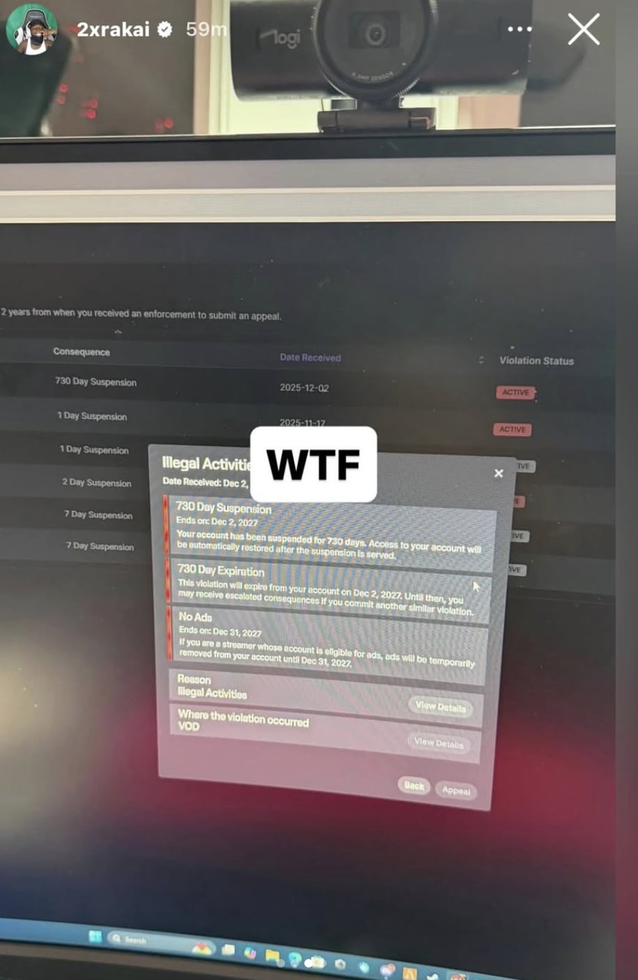 RaKai 沃爾瑪直播風波遭 Twitch 禁播 730 天！當面對質執行長引爆話題