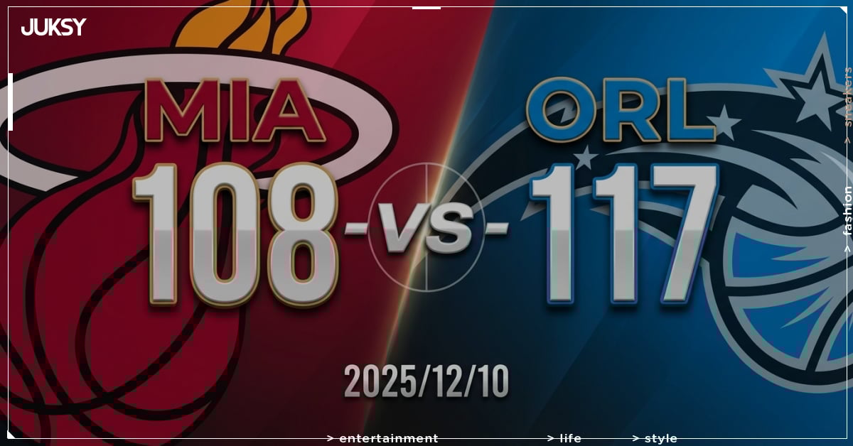 [2025/12/10 熱火 @ 魔術] Bane狂砍37分率隊奪勝 魔術主場9分力克熱火