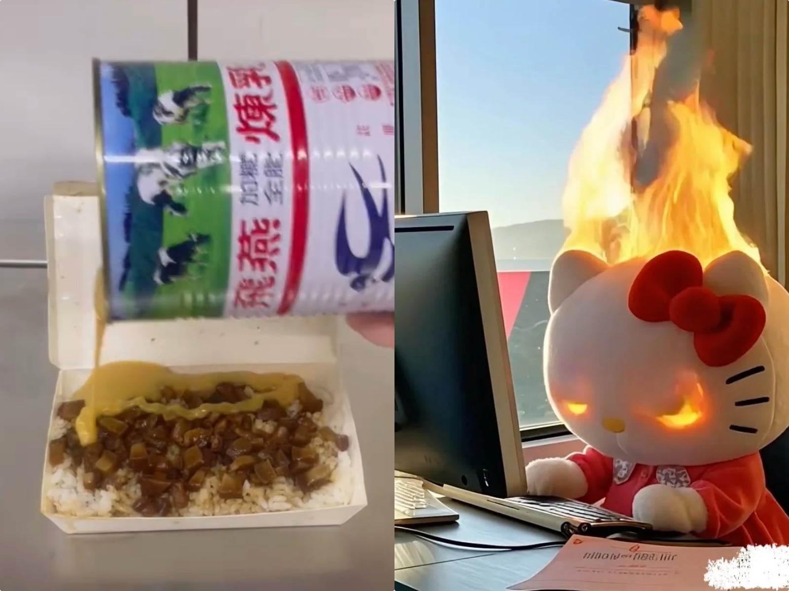 Threads 網友煉乳淋滷肉飯台灣人一秒炸鍋！留言：「這根本邪教！」