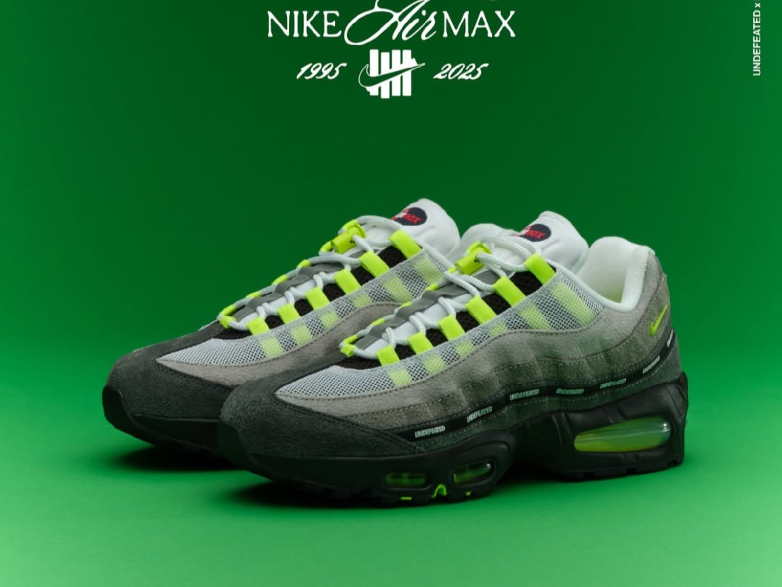 UNDEFEATED x Nike Air Max 95 全新聯名無預警登場！Neon 等 4 款城市限定配色太燒！