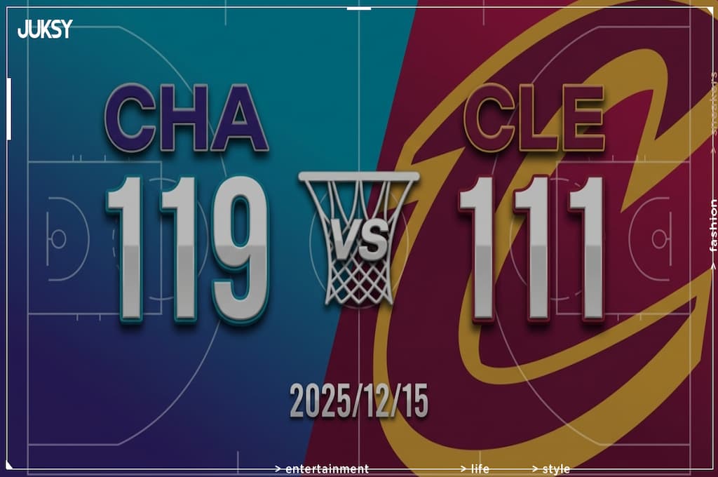 [2025/12/15 黃蜂 @ 騎士] Knueppel轟29分率隊延長賽奪勝 黃蜂客場險勝騎士