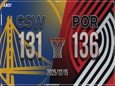 [2025/12/15 勇士 @ 拓荒者] Curry狂轟48分仍不敵 Sharpe、Grant雙35分拓荒者主場險勝