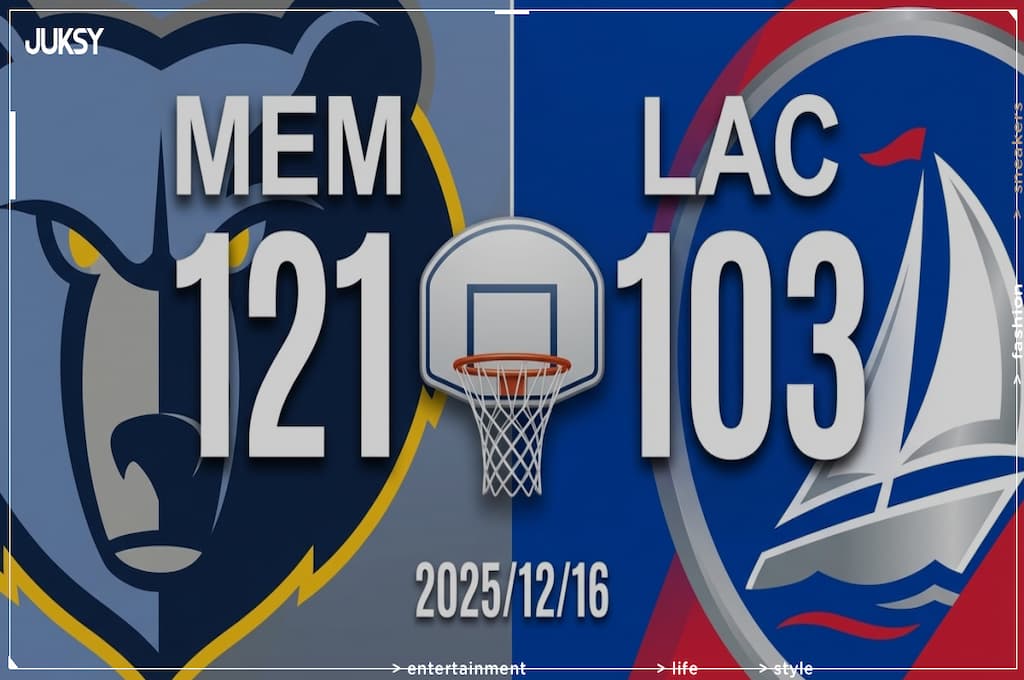 [2025/12/16 灰熊 @ 快艇] Jackson Jr.狂砍31分5阻攻 灰熊客場大勝快艇18分