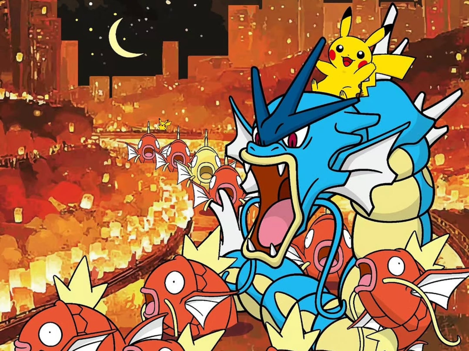 寶可夢迷必朝聖！首爾清溪川燈節 100 隻鯉魚王亮相，巨型暴鯉龍、皮卡丘搶先曝光引熱議！