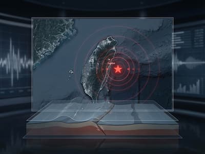 花蓮外海5.1地震！16縣市有感 最大震度4級