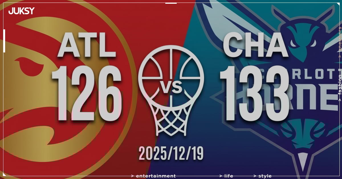 [2025/12/19 老鷹 @ 黃蜂] Ball、Knueppel雙雙轟28分 黃蜂三分雨澆熄老鷹