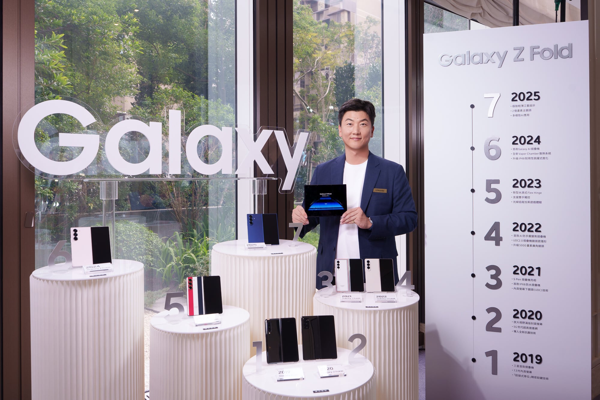 全球矚目科技逸品 三星首款三摺疊旗艦Galaxy Z TriFold在台上市
