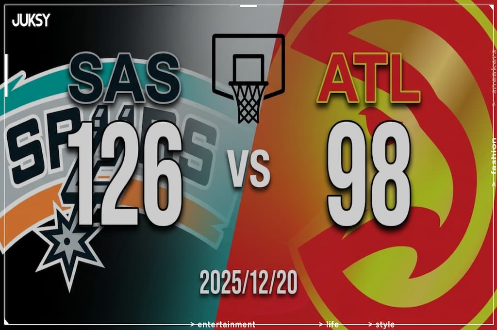 [2025/12/20 馬刺 @ 老鷹] Wembanyama雙十領軍 馬刺客場大勝老鷹28分