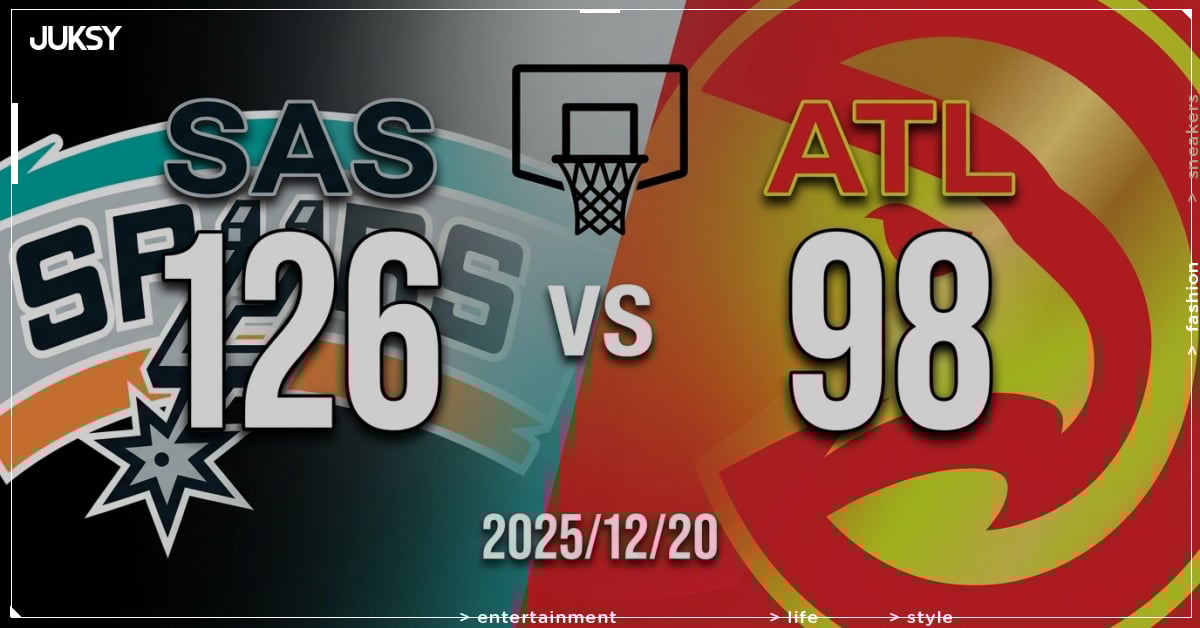 [2025/12/20 馬刺 @ 老鷹] Wembanyama雙十領軍 馬刺客場大勝老鷹28分