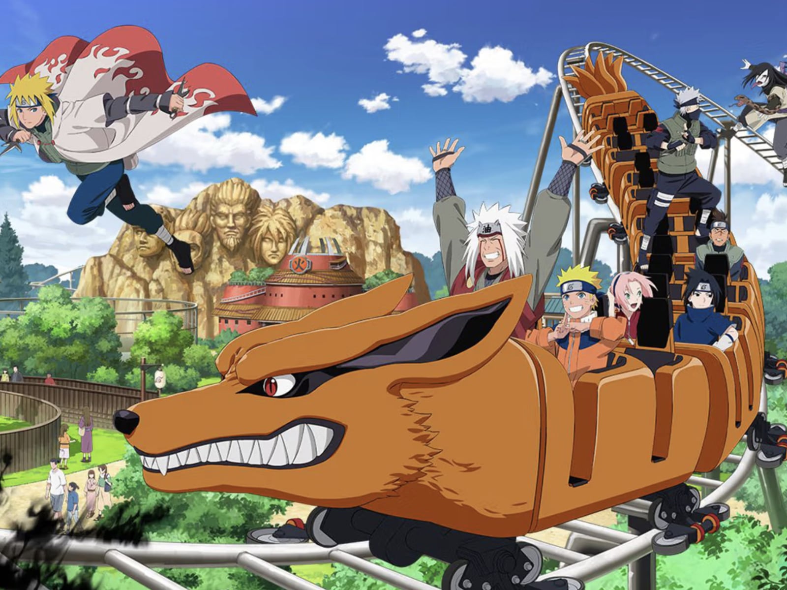 火影迷必朝聖！歐洲首座「木葉樂園」2026 年法國開幕，九尾雲霄飛車、一樂拉麵店神還原！