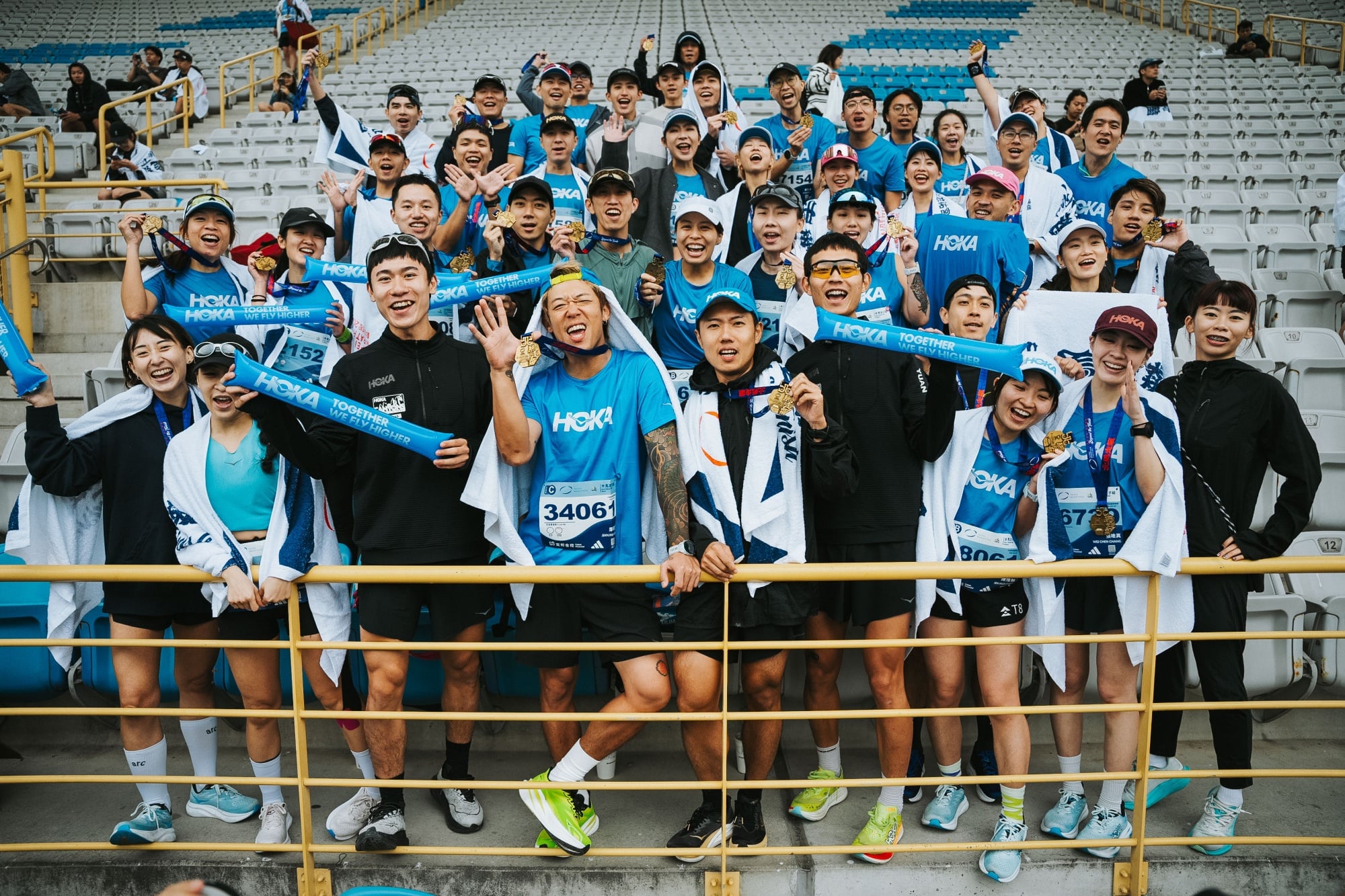 Together We Fly Higher 熱血時刻！ 玖壹壹洋蔥、健志年度馬拉松賽事順利完賽 HOKA 裝備助力 雙雙刷新個人最佳成績