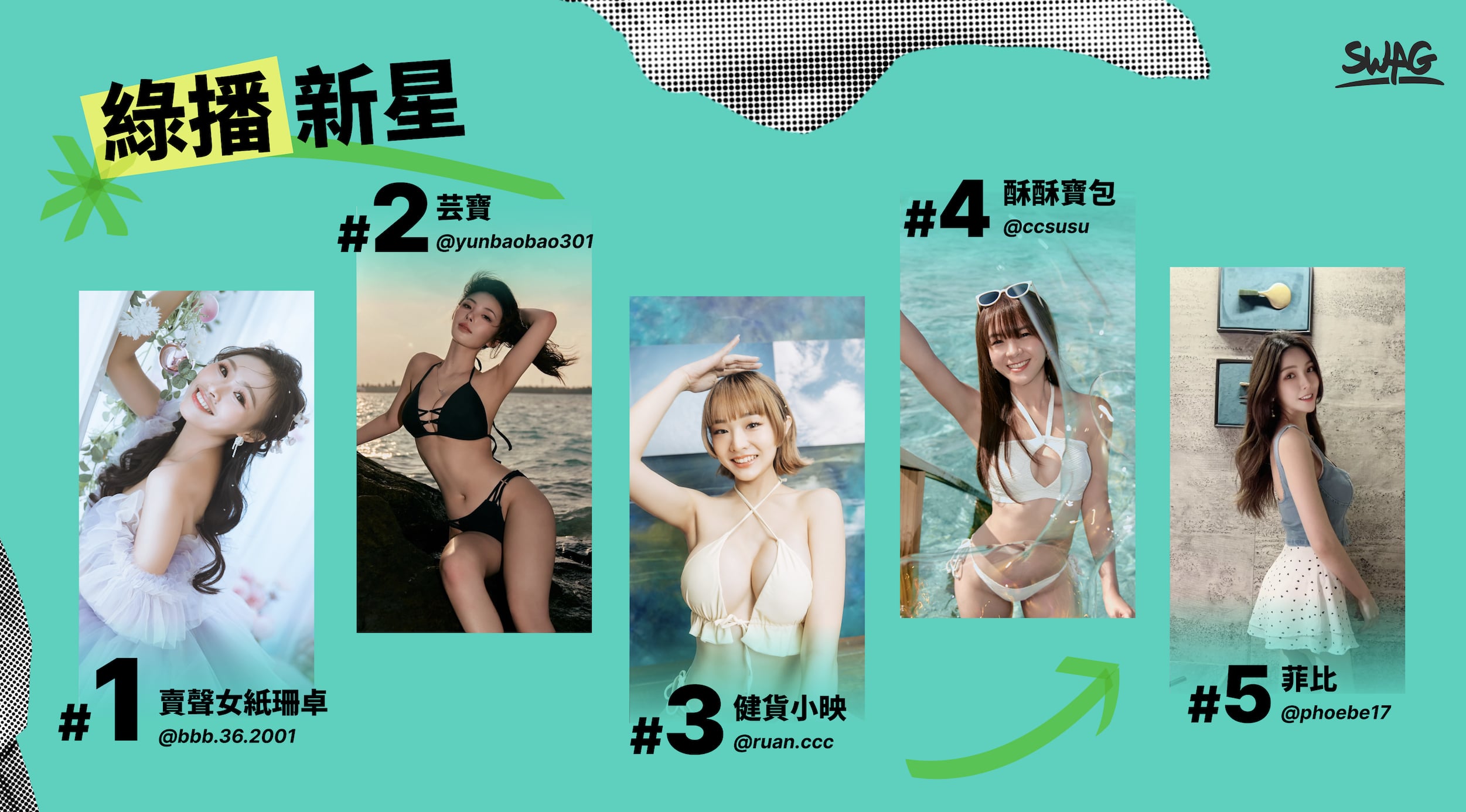 SWAG 2025 色色趨勢曝光！綠播勢力大爆發、統神直播衝破天花板、老司機最愛搜的女神出爐！