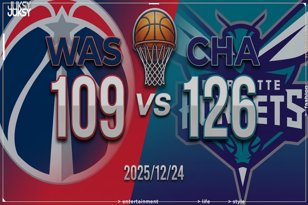 [2025/12/24 巫師 @ 黃蜂] Ball轟23分率隊飆35助攻 黃蜂主場大勝巫師17分