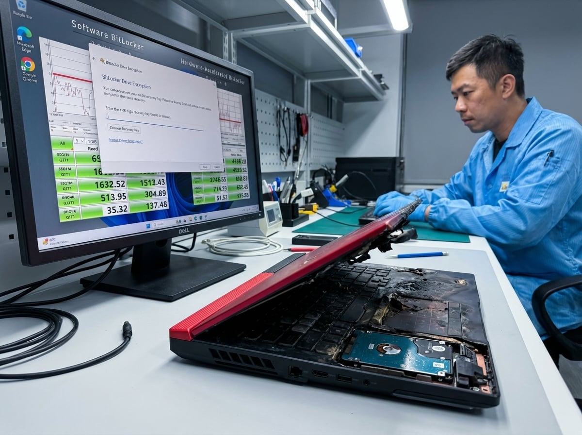 BitLocker 48位數密碼鎖死張文筆電！8萬9千元電競機成破案關鍵 刑事局暴力破解中