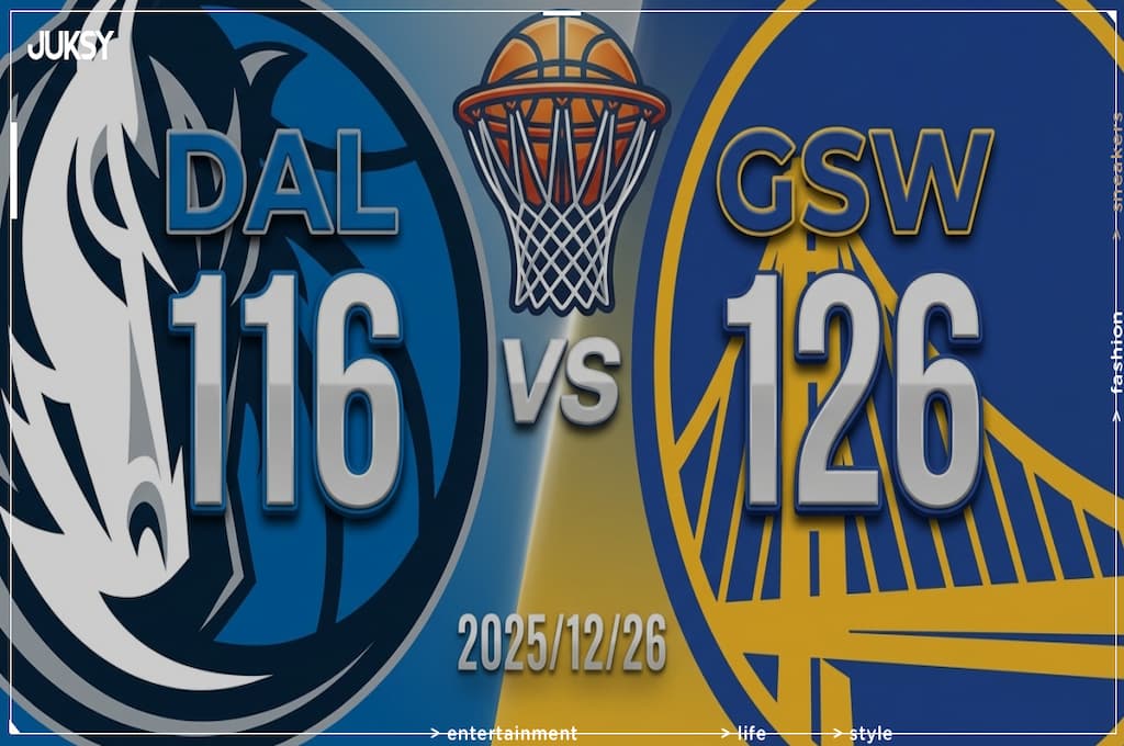 [2025/12/26 獨行俠 @ 勇士] Curry攻下23分率隊奪勝 勇士主場10分差力克獨行俠