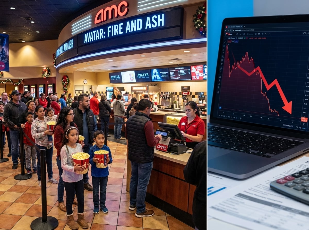 AMC 影城週末狂吸 400 萬人創新紀錄！ 股價竟慘摔 31% 跌破新低！