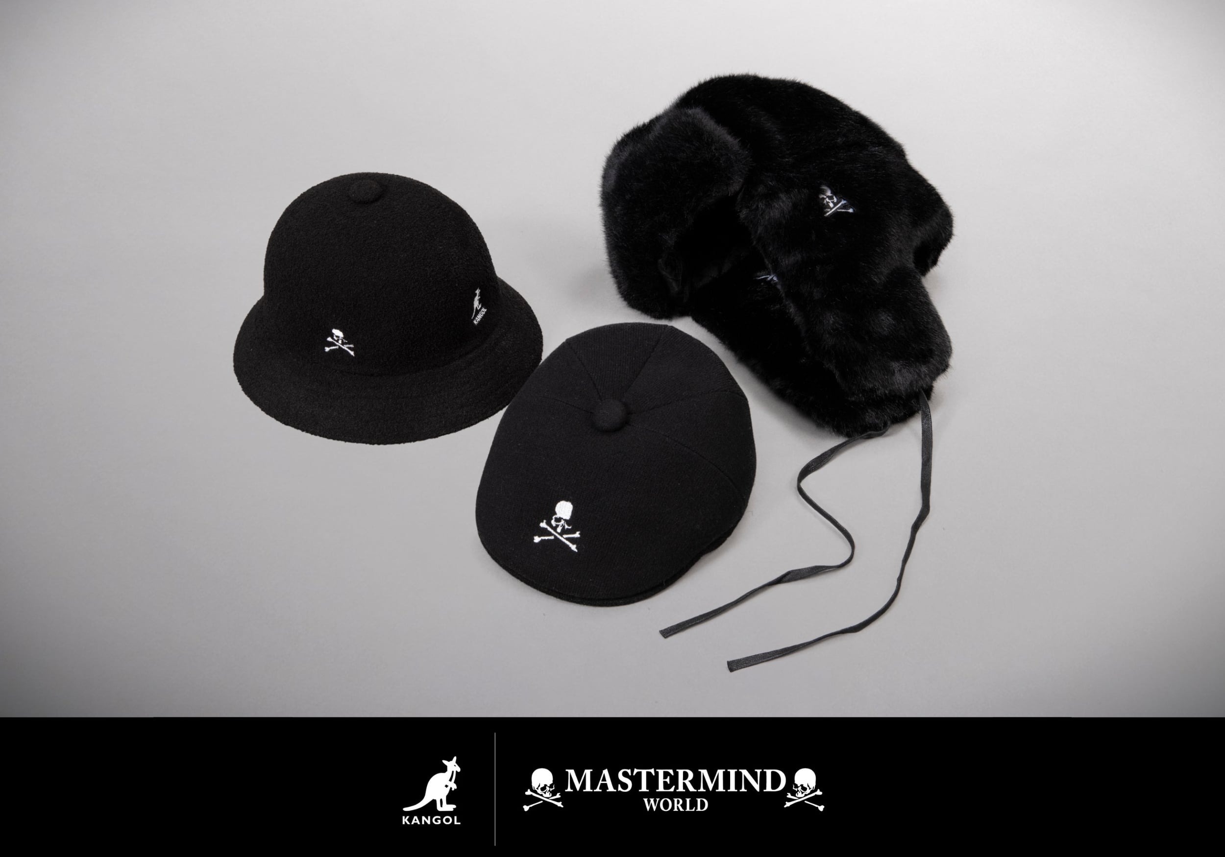 Kangol × Mastermind 限量聯名開搶！Faux Fur 蒙古帽、鴨舌帽、鐘型帽⋯高端街頭風格必收！