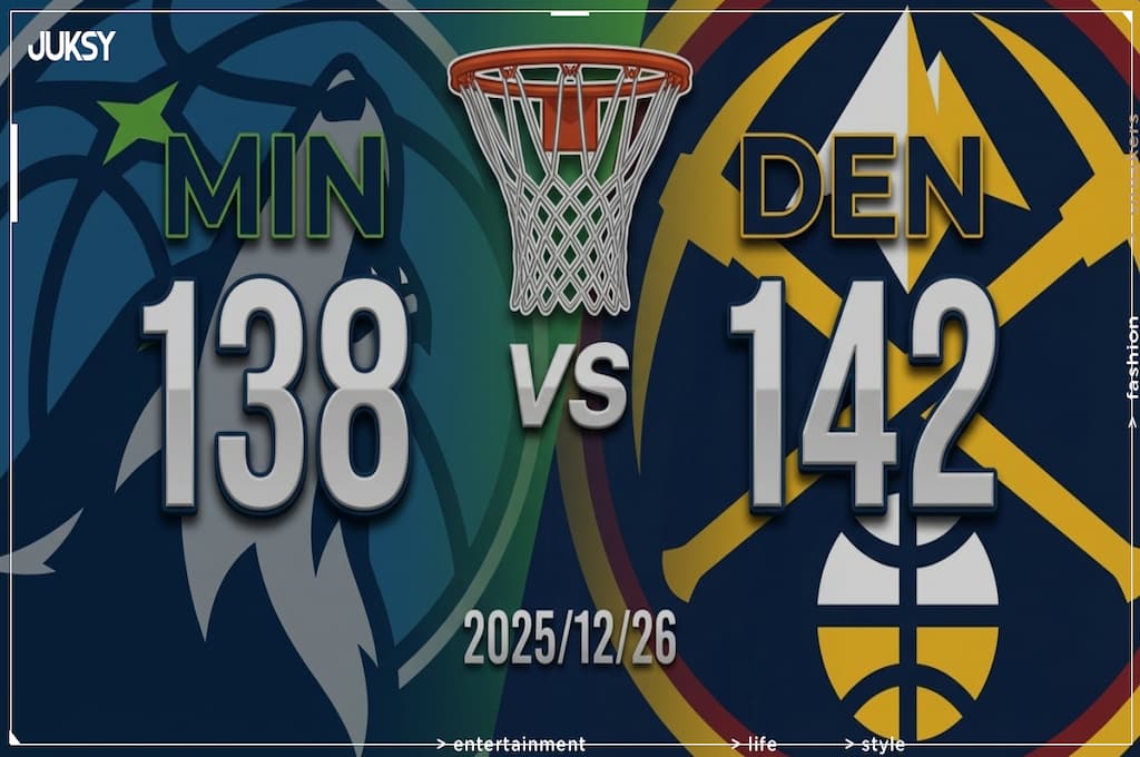 [2025/12/26 灰狼 @ 金塊] Jokić狂轟56分大三元 金塊延長賽驚險擊退灰狼