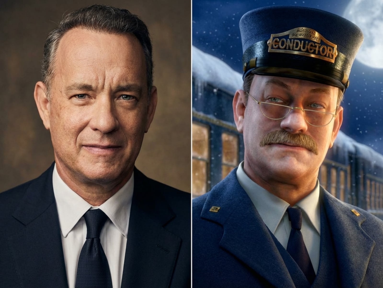 湯姆漢克斯 Tom Hanks 一人分飾 7 角！《北極特快車》幕後揭密！