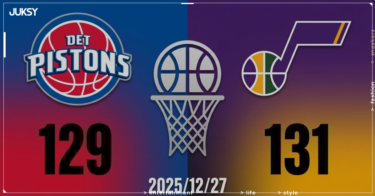 [2025/12/27 活塞 @ 爵士] George轟31分率隊驚險奏凱 爵士主場2分險勝活塞