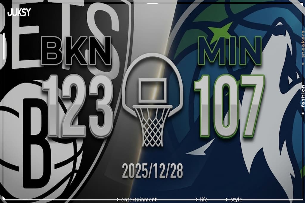 [2025/12/28 籃網 @ 灰狼] Cam Thomas狂砍30分 籃網客場16分大勝灰狼