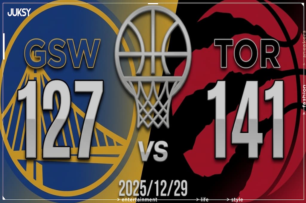 [2025/12/29 勇士 @ 暴龍] Barnes大三元率隊加時鏖戰 暴龍主場力克勇士