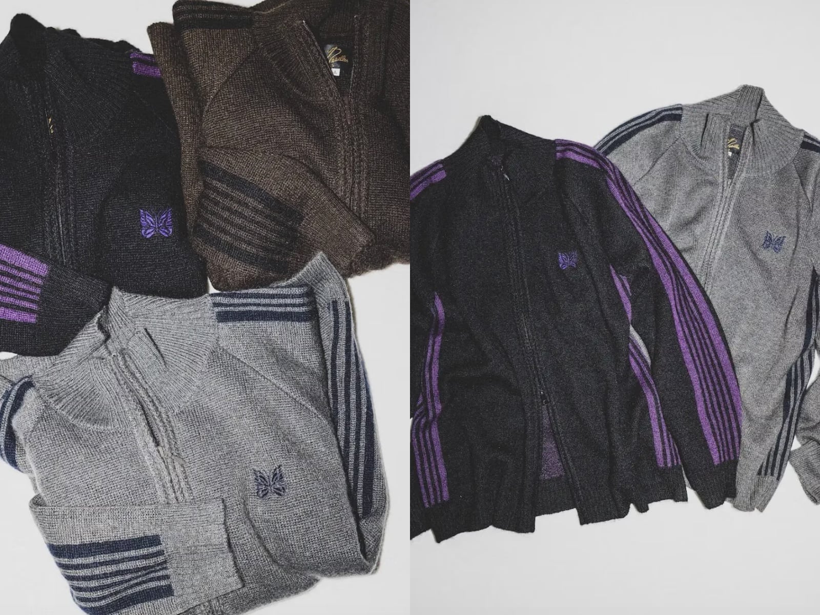 NEEDLES × BEAMS 聯名炸裂！馬海毛運動外套變身高級針織單品⋯3 款配色一次看！