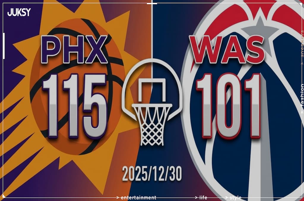 [2025/12/30 太陽 @ 巫師] Dillon Brooks狂砍26分 太陽客場14分差擊敗巫師