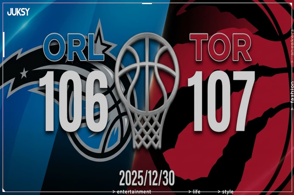 [2025/12/30 魔術 @ 暴龍] Shead轟19分率隊驚險1分差 暴龍主場險勝魔術