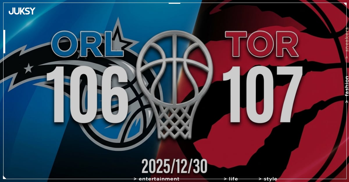 [2025/12/30 魔術 @ 暴龍] Shead轟19分率隊驚險1分差 暴龍主場險勝魔術