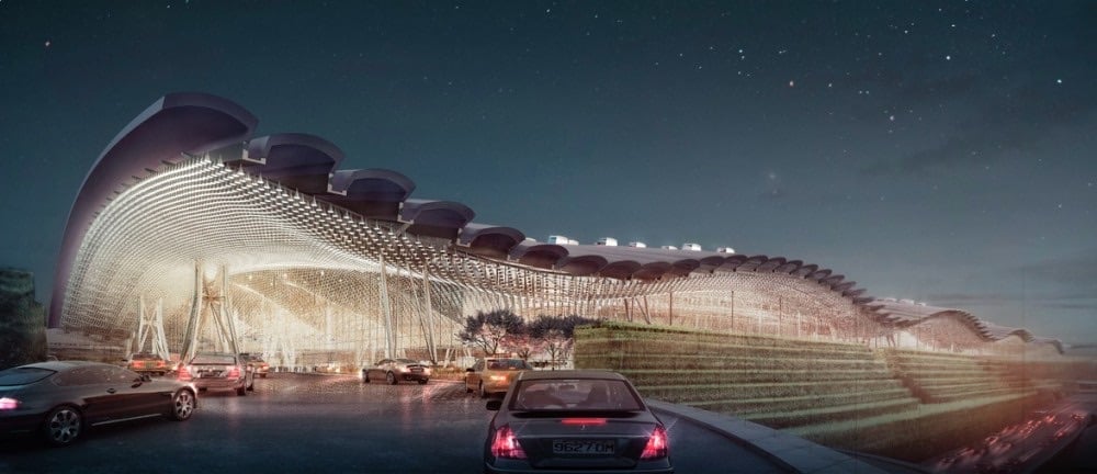 桃園機場第三航廈上梁了！58 萬平方公尺超狂規模曝光！