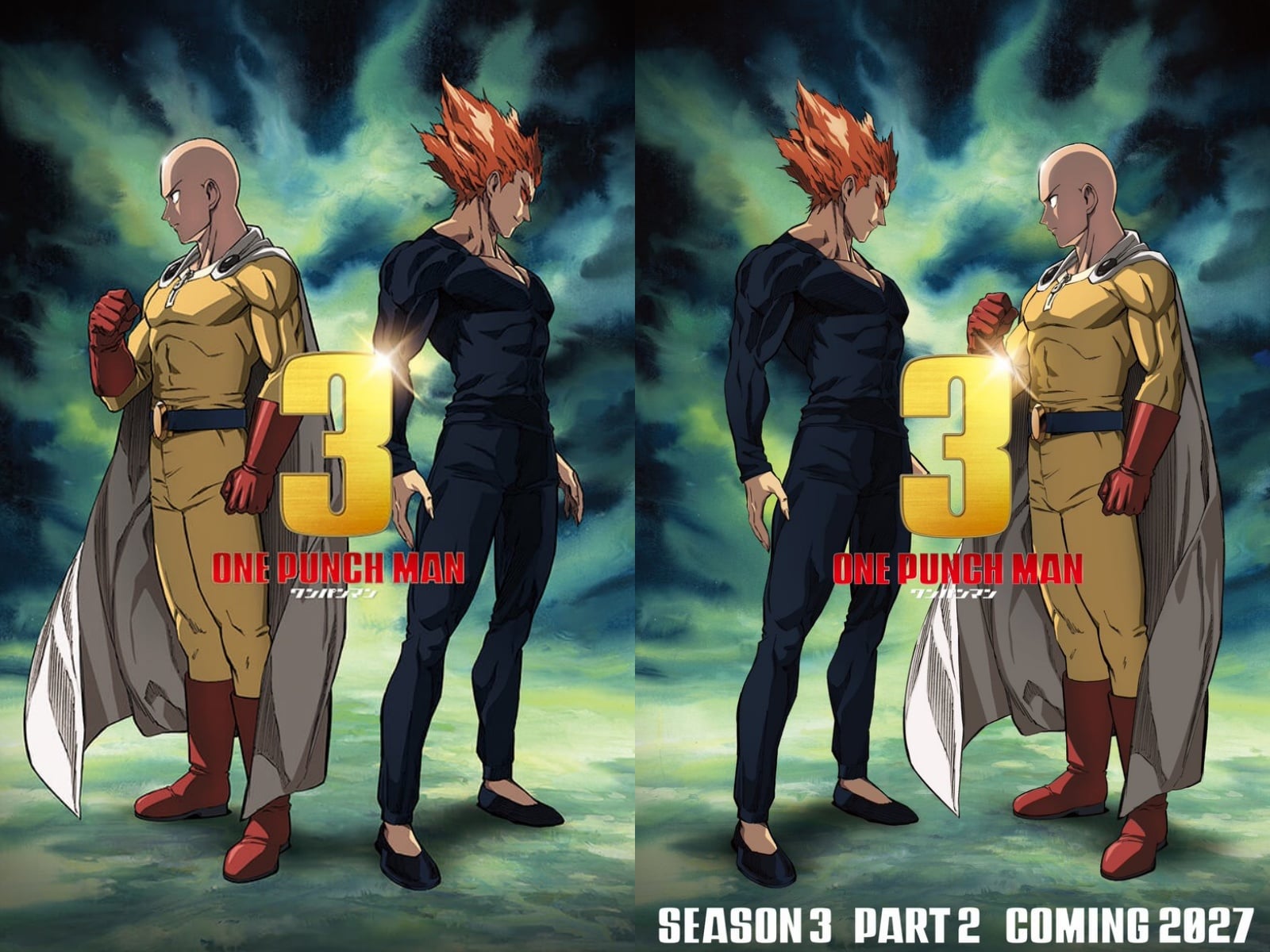 《一拳超人》第三季第二部分 2027 年開播！新視覺圖遭酸「只是左右互換」粉絲怒轟製作組太偷懶