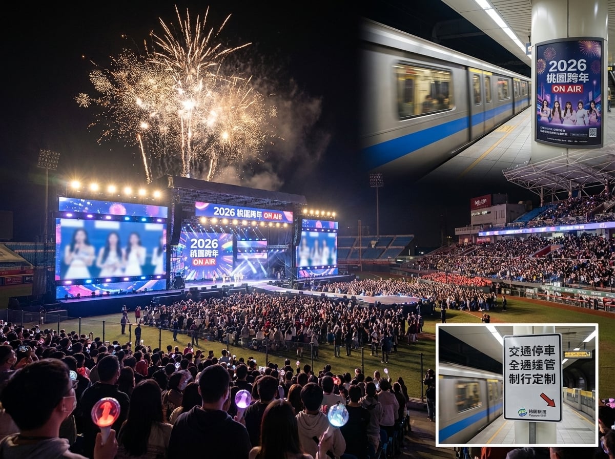 Apink壓軸桃園跨年！樂天球場首辦、11組卡司免費看 交管接駁全攻略