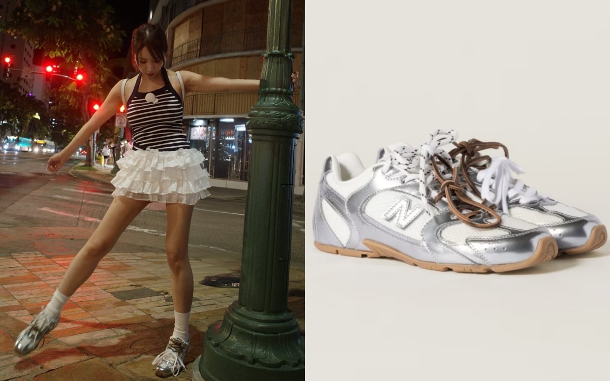 三上悠亞「潮流球鞋」完整盤點！閃電倒勾 2.0、Miu Miu x NB⋯原來女神這麼懂穿！