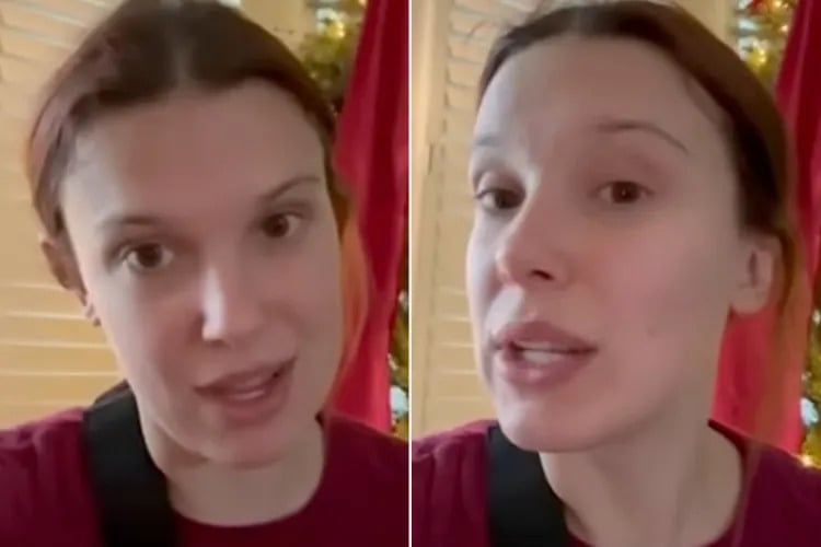 米莉芭比布朗 Millie Bobby Brown 帶傷參加宣傳！手臂掛吊帶現身意外引發網友熱議！