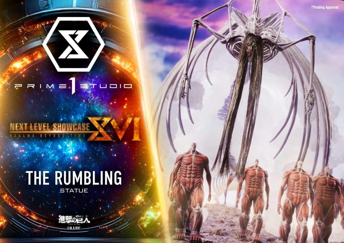 Prime 1 Studio「進擊的巨人：地鳴」無比例雕像震撼登場！完美還原艾連「終尾巨人」毀滅性場面！