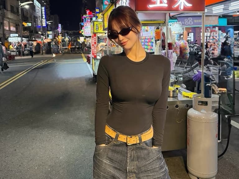 TWICE Momo IG 台灣夜市照身高163 公分體重 46 三圍身材全公開！平板支撐、飲食控管⋯3大瘦身秘訣曝光！