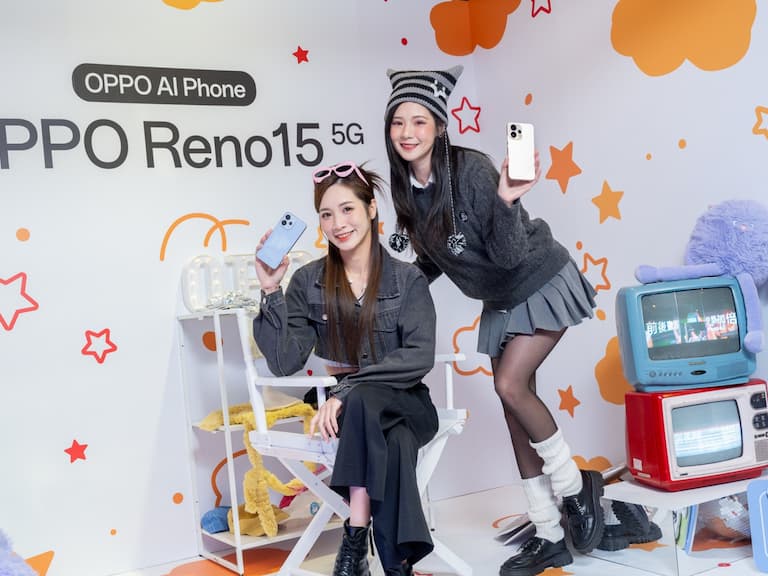 OPPO Reno15 系列「怎麼拍都型」!2 億畫素主鏡頭 + 3.5 倍長焦⋯台北三創百坪體驗空間登場!