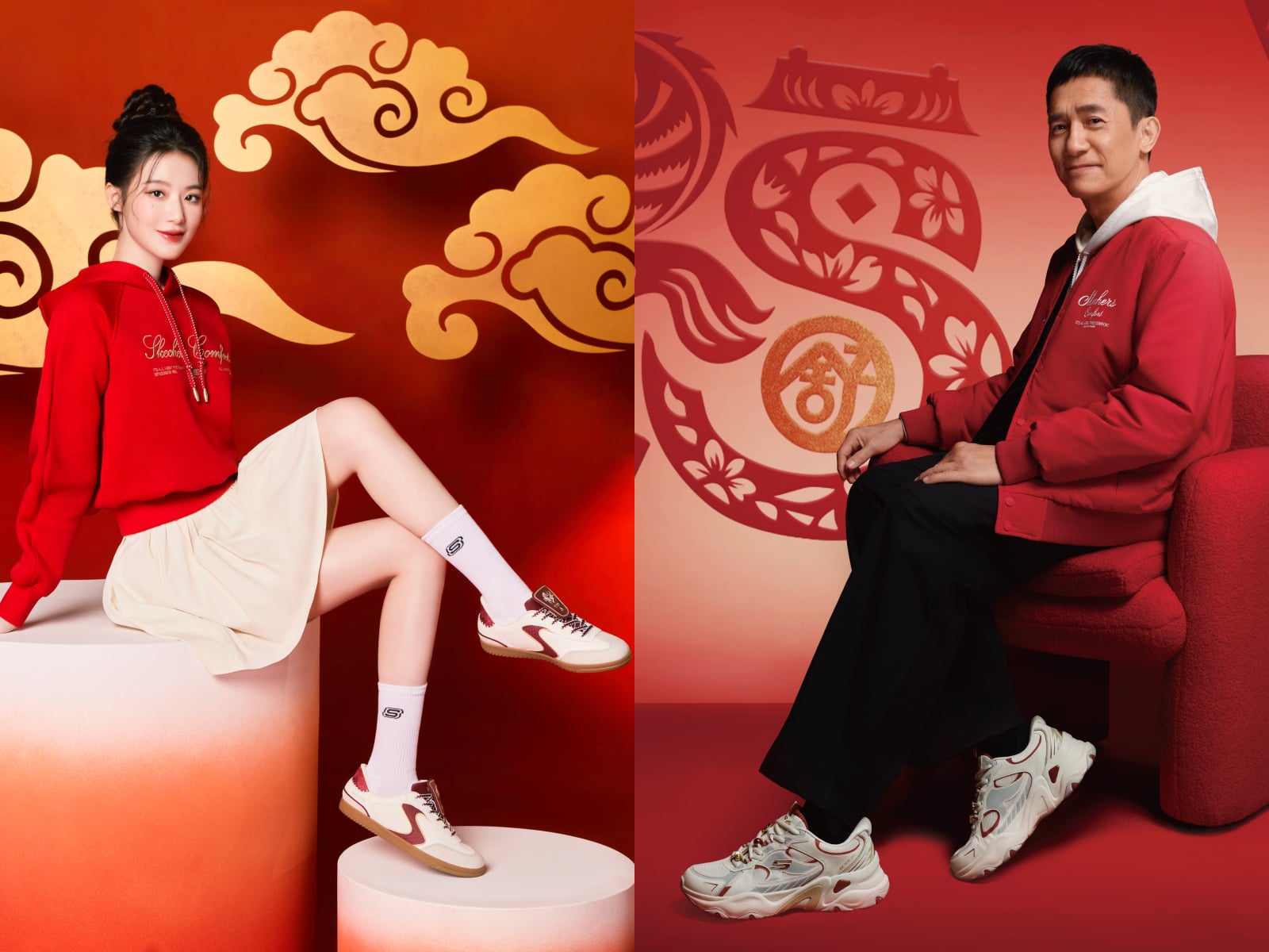 SKECHERS 飛馬奔騰迎新春！舒華 × 梁朝偉跨世代合體演繹新年限定款，1 月 20 日起入手再送「舒華限定應援手幅」，舒適到手、馬上幸幅！