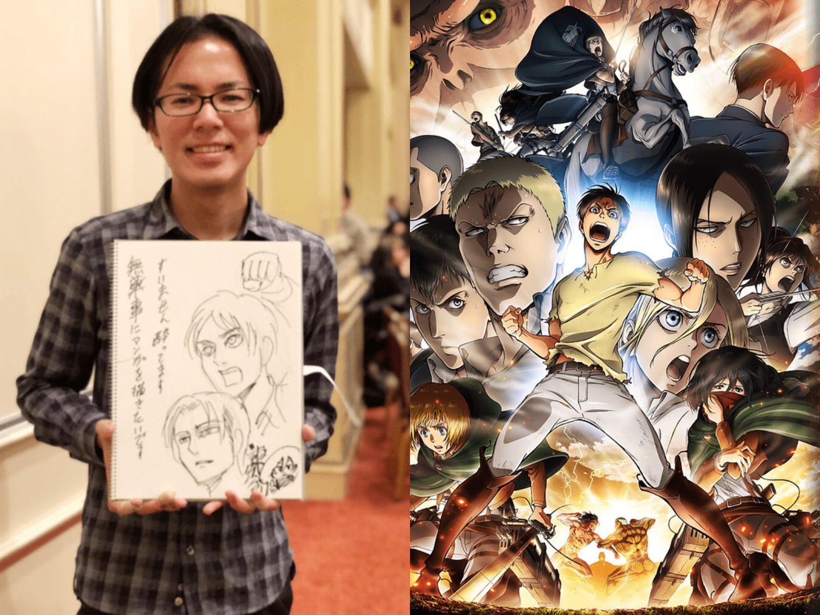 《進擊的巨人》諫山創首度坦白近況！39 歲漫畫家直言「現在沒有工作」⋯粉絲驚呼：真的不畫畫了？