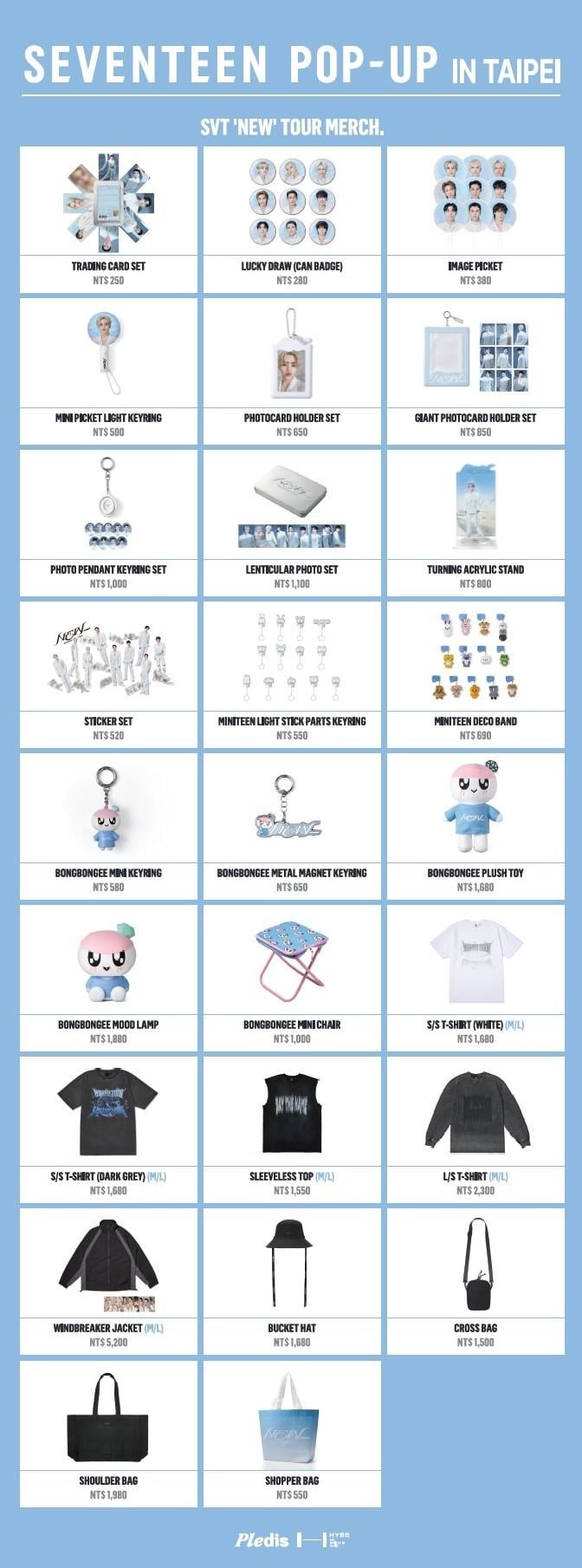 SEVENTEEN 台北快閃店開幕！時間地點、商品清單、售價⋯沉浸式體驗 CARAT 必朝聖！