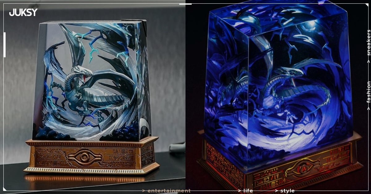 FORGE PANDA《遊戲王》青眼白龍 LED 場景燈霸氣登場！重現「毀滅的爆裂疾風彈」炸裂！